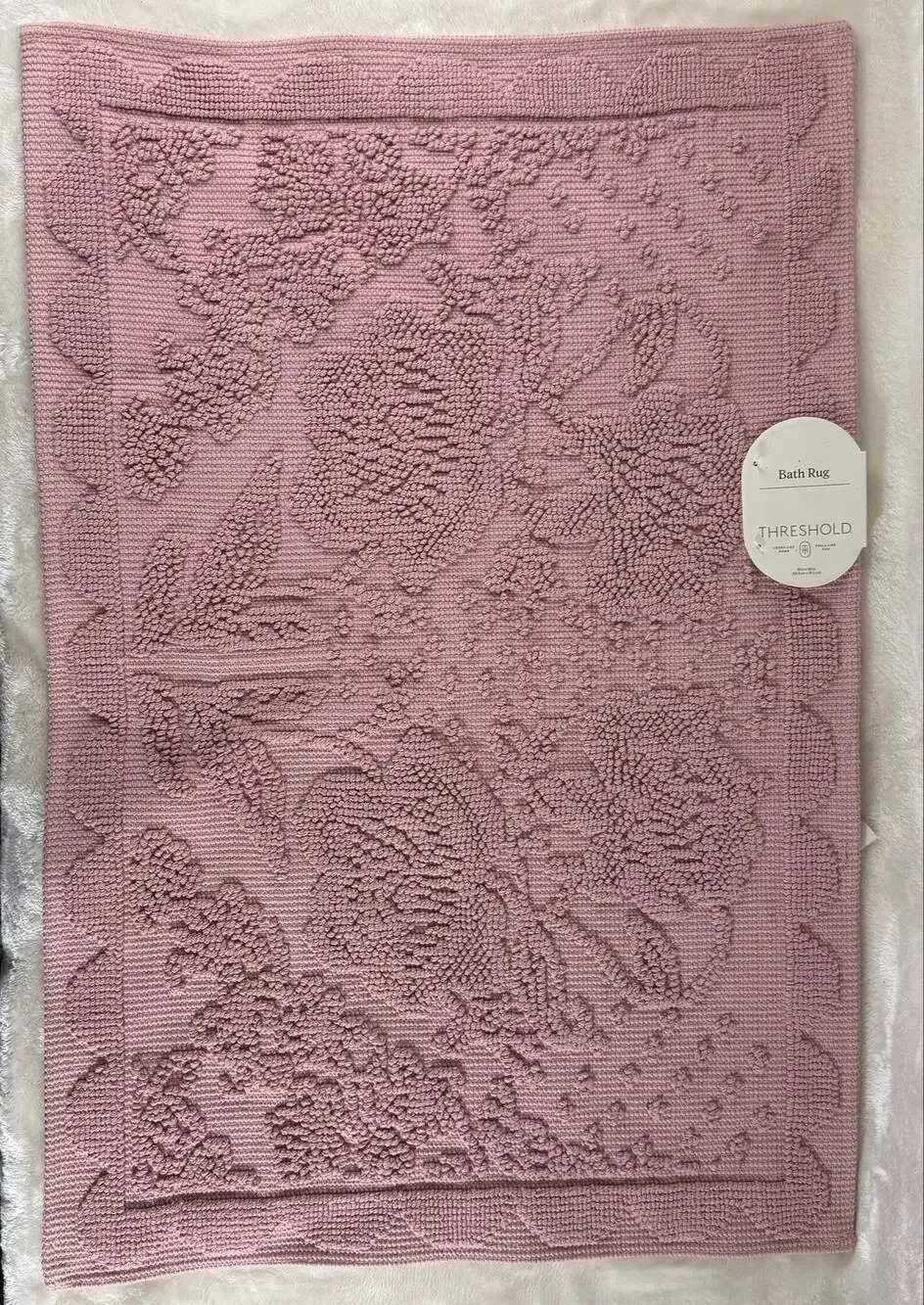 Threshold Bath Rug Pink Floral 20